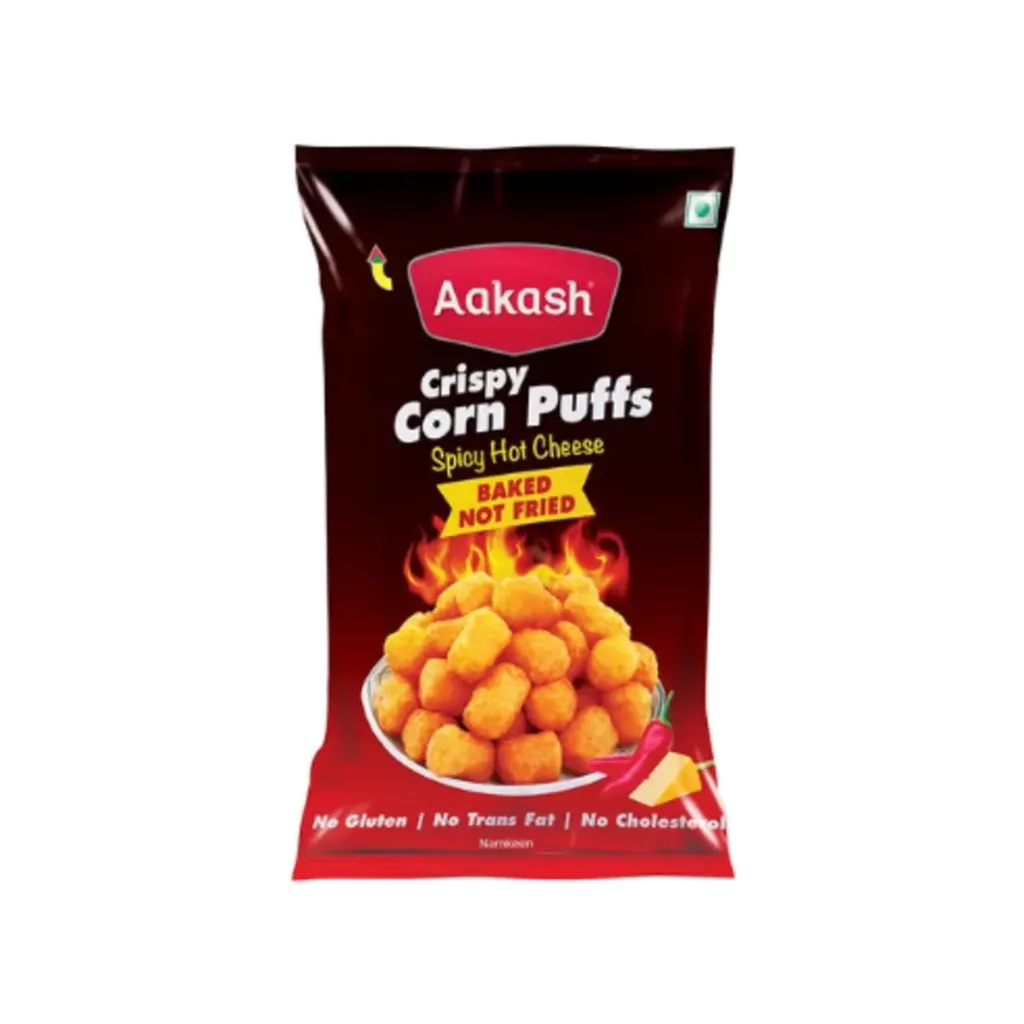AAKASH CRISPY CORN PUFFS 80G