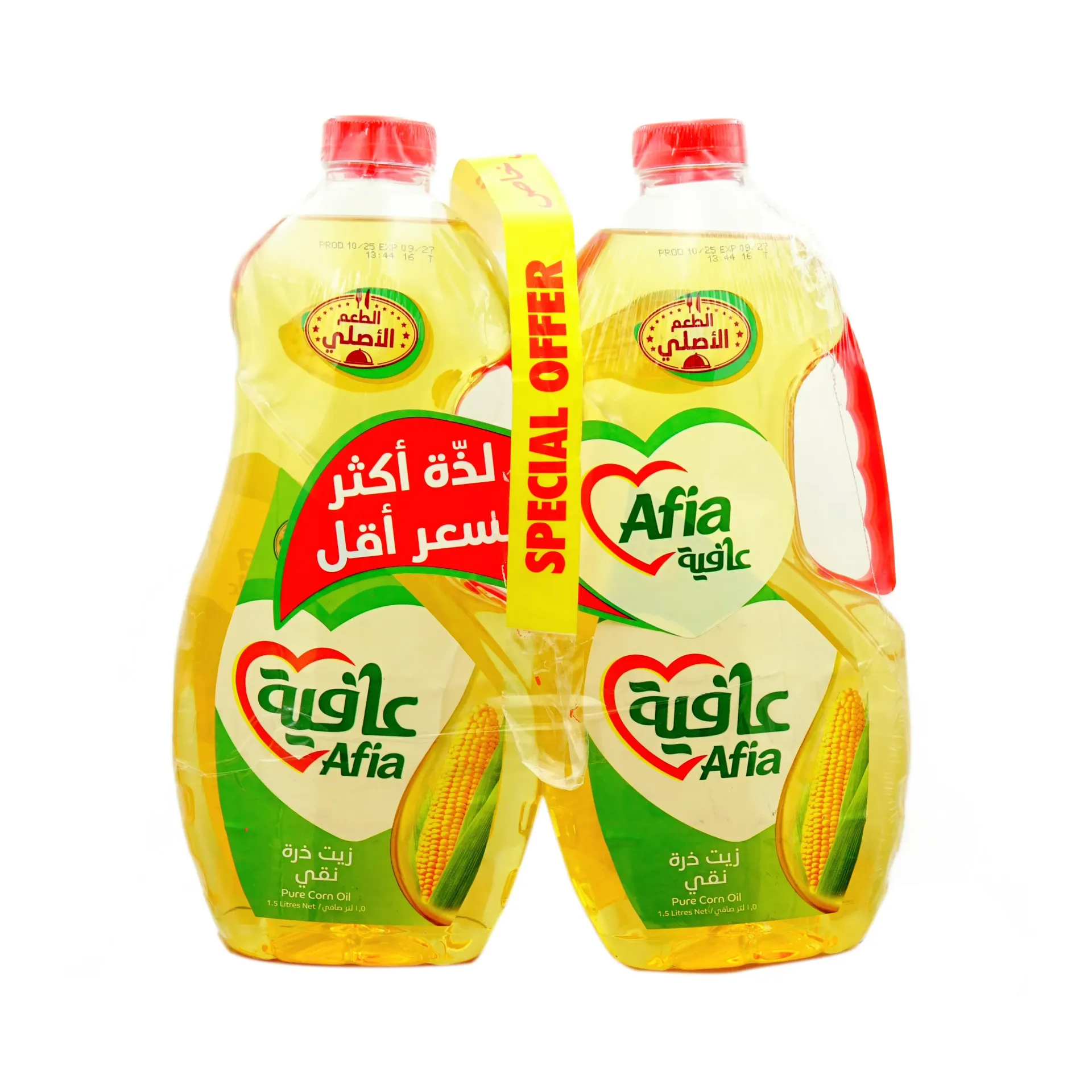 زيت ذرة عافية 2*1.5 لتر