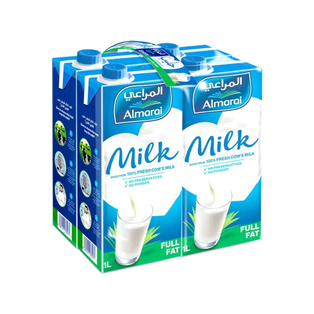 ALMARAI FULL FAT MILK 4X1L