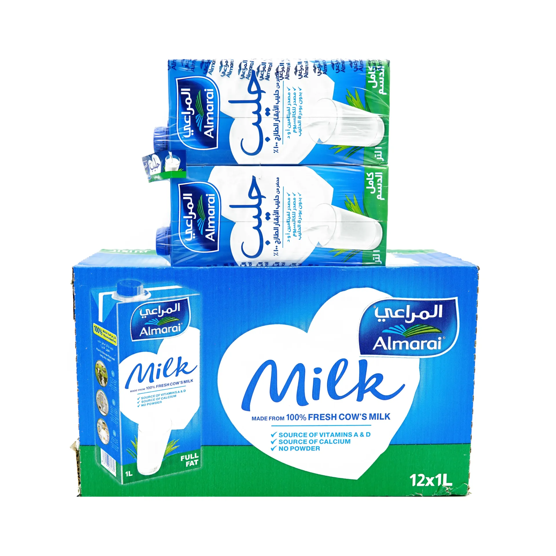 ALMARAI FULL FAT MILK 12X1L