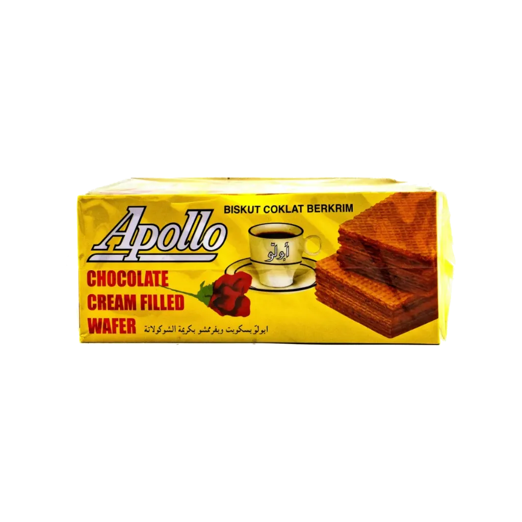 APOLLO CHOCO CREAM FILLED WAFER 24X18G