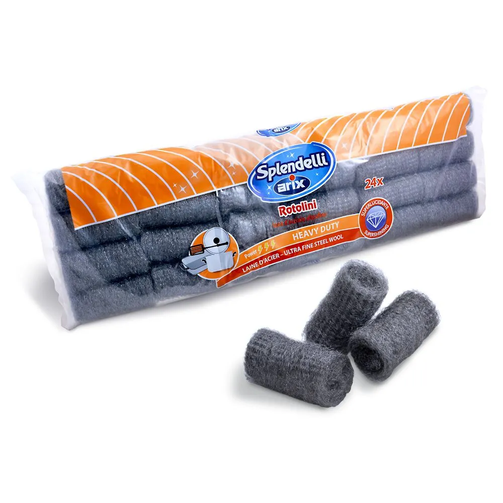[560] ARIX STEEL WOOL 24PCS