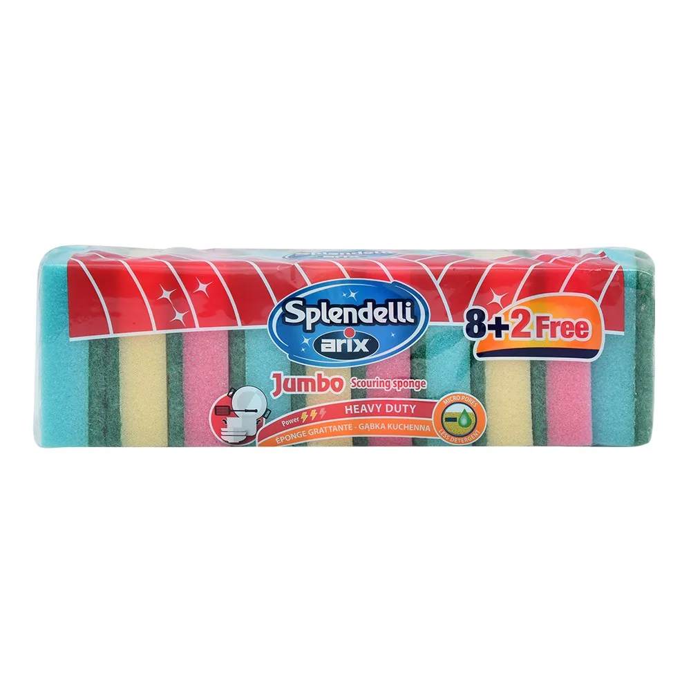 ARIX SPONGE SCOURER JUMBO 8+2