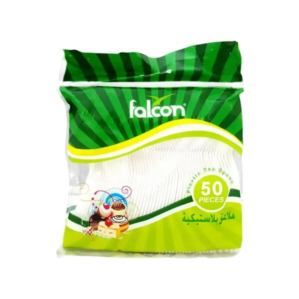 FALCON PLASTIC TEA SPOON 5X100PC