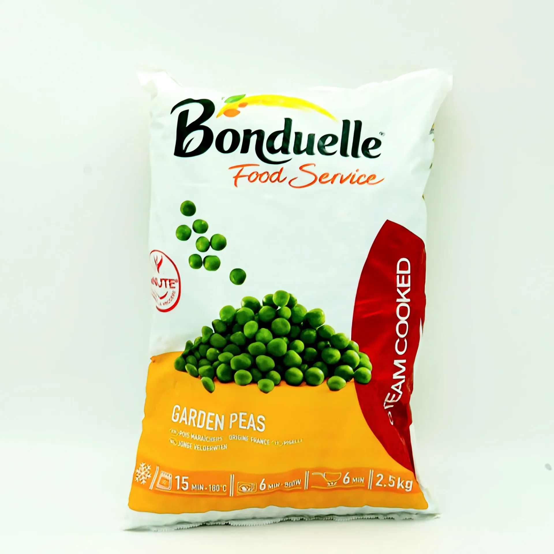 BONDULLE GREEN PEAS FINE FROZEN 2.5KG - 44327