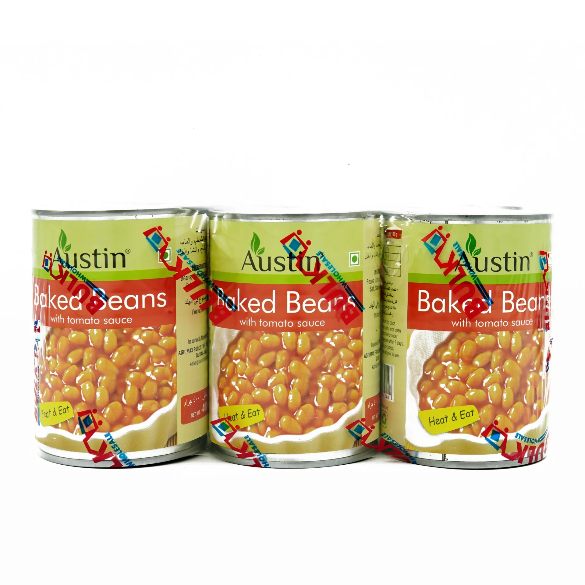 AUSTIN BAKED BEANS 6X400G
