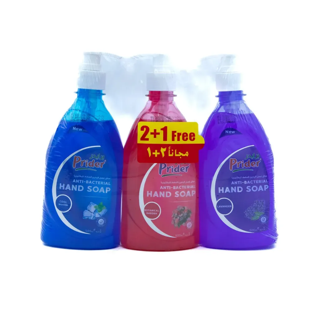 GARDENIA HANDSOAP LAV/COOLWTR/BTNCAL FRDEN 3X500ML