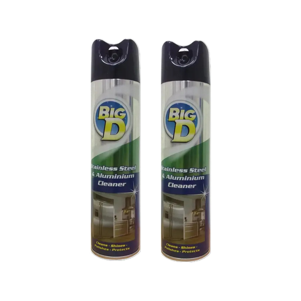 [BID-0028 | 0029P] BIG D STAINLESS STEEL & ALUM CLEANER 2PCS