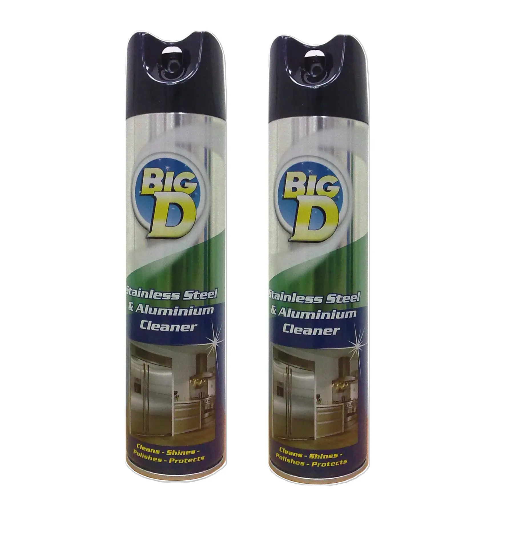 [BID-0028 | 0029P] BIG D STAINLESS STEEL & ALUM CLEANER 2PCS