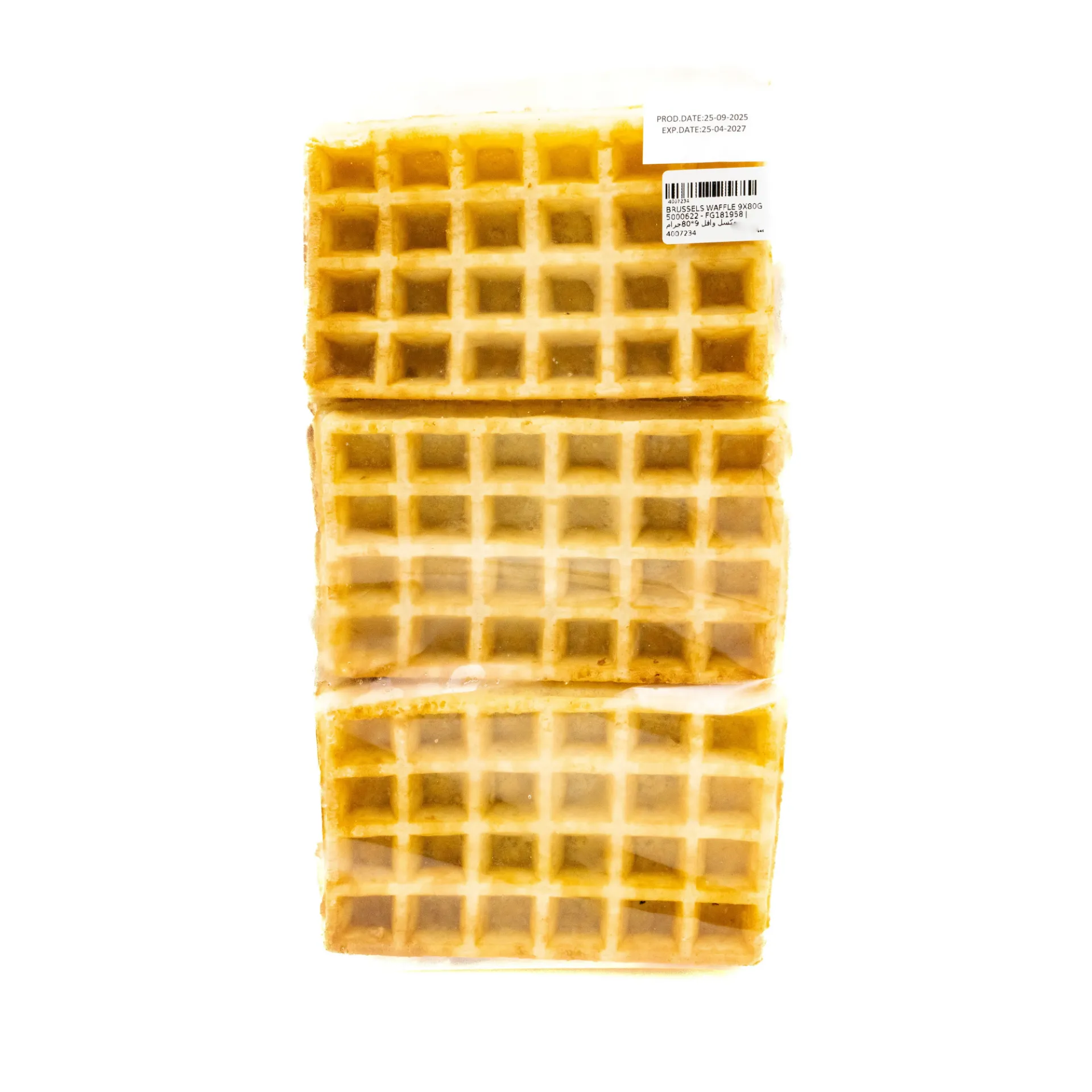 BRUSSELS WAFFLE 9X80G