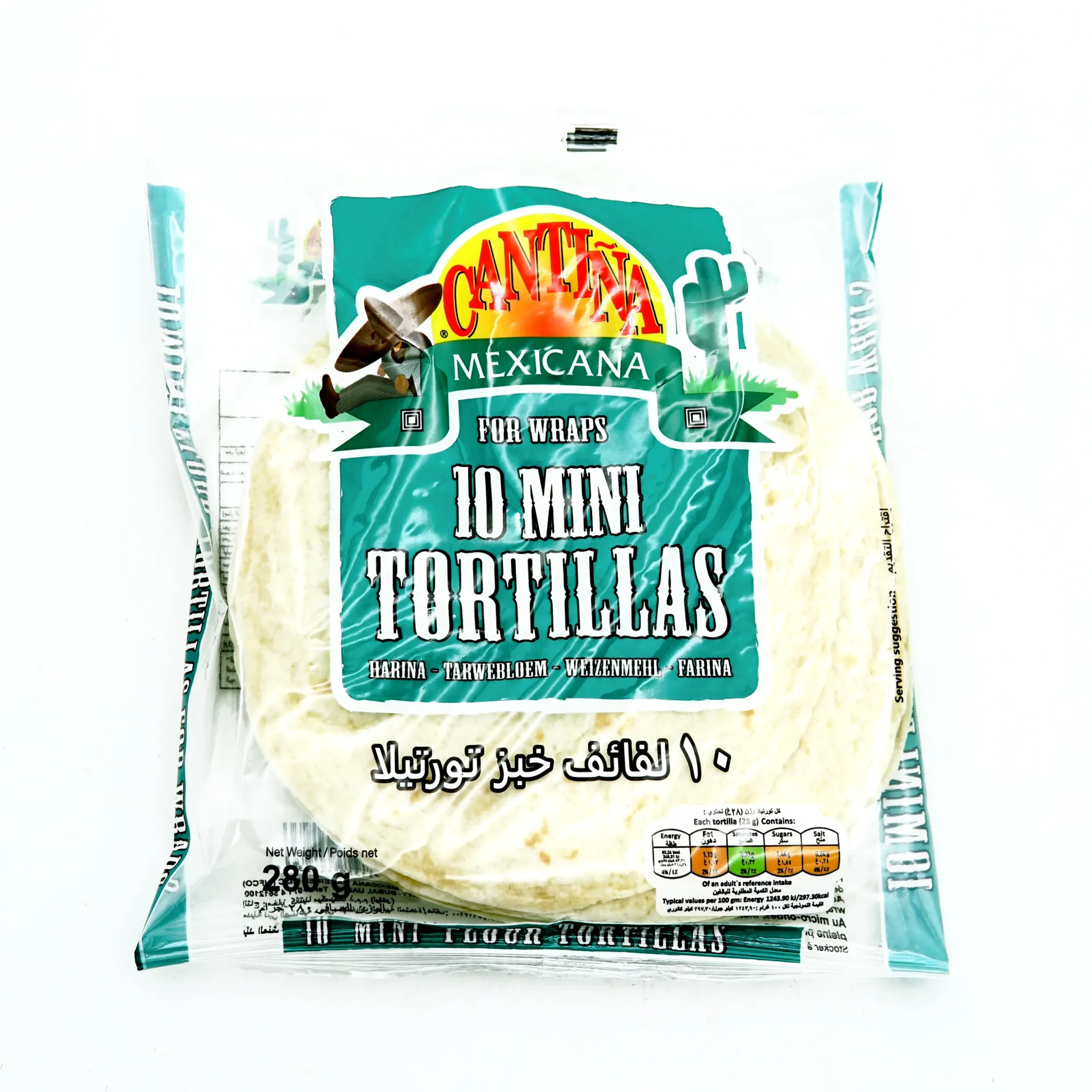 CANTINA MINI TORTILLA 280G
