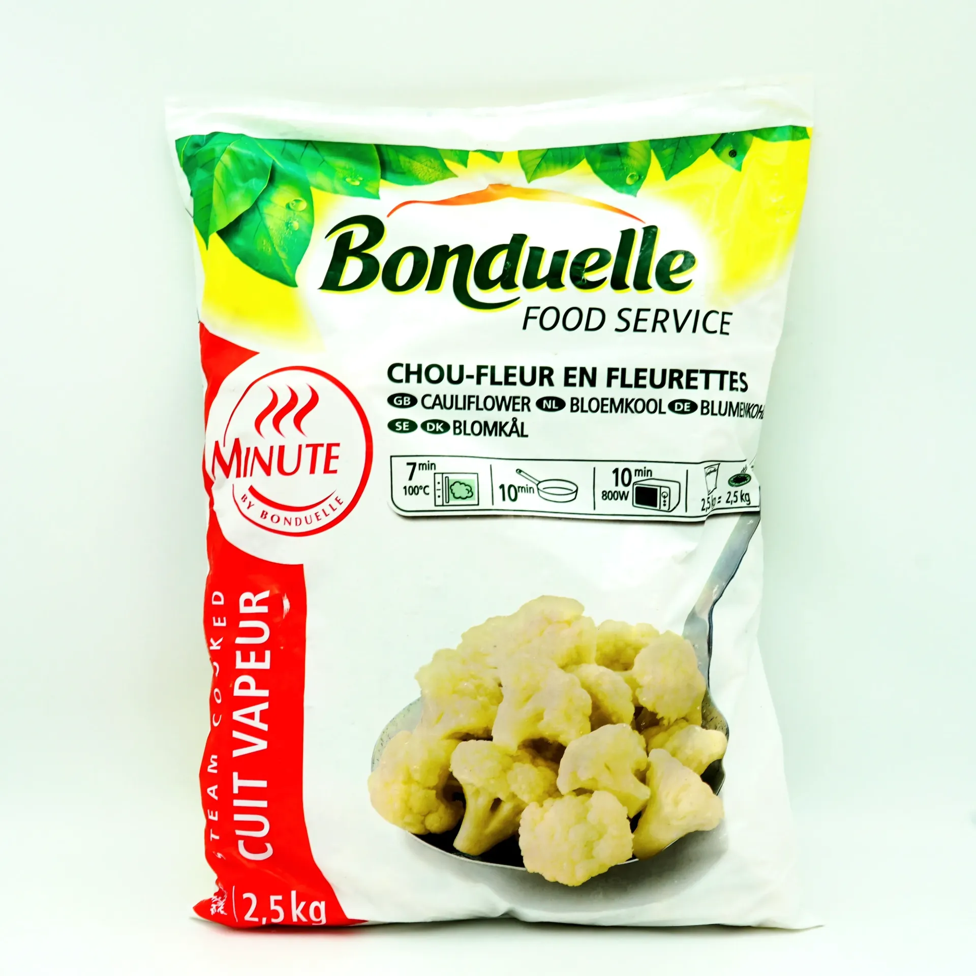 BONDUELLE CAULIFLOWER FLORETS FROZEN 2.5KG