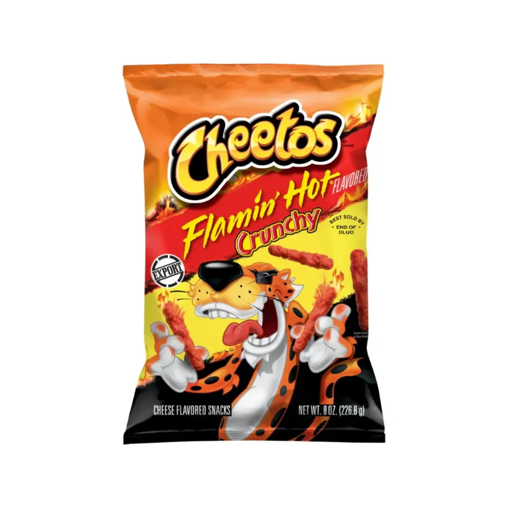 CHEETOS FLAMIN HOT CRUNCHY 10X8OZ 226.8G