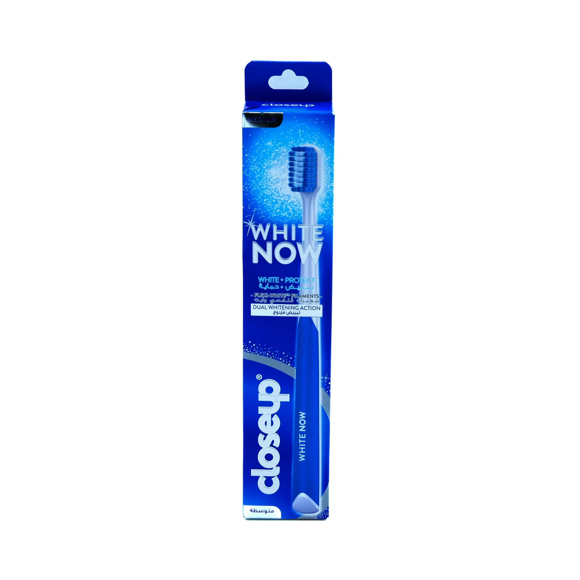 CLOSE UP TB WHITE NOW BLUE