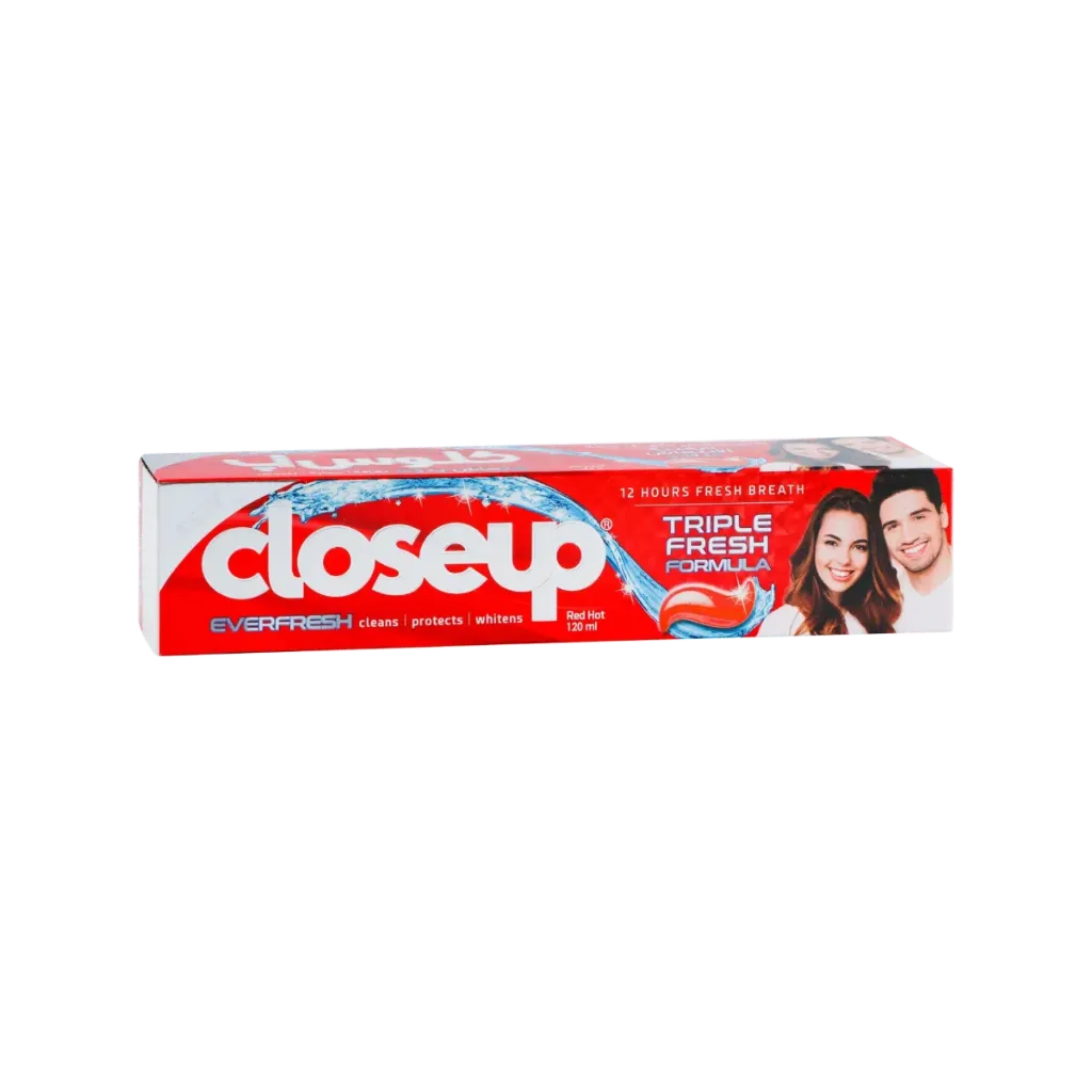 CLOSE UP TOOTH PASTE RED HOT 4X120ML