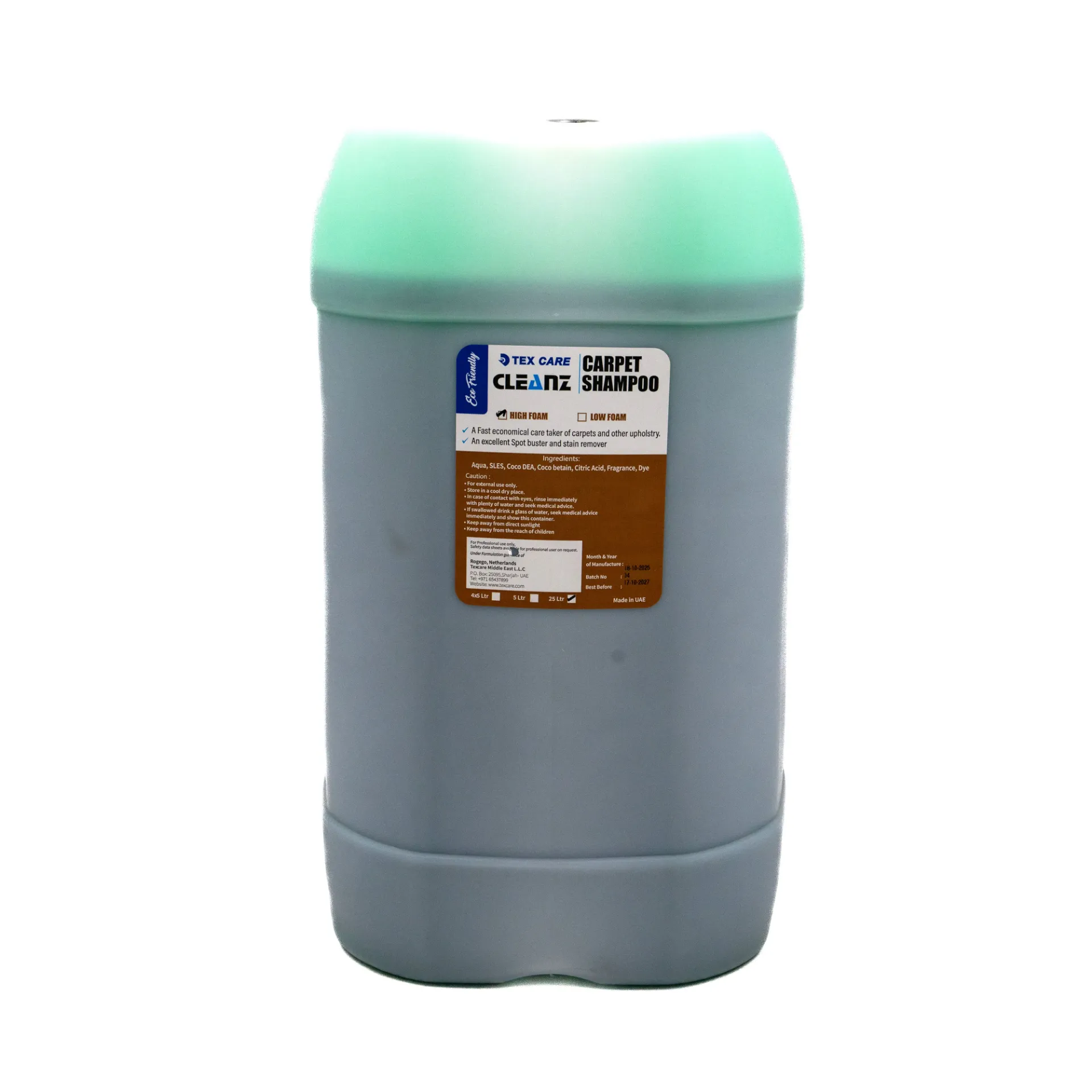 CARPET SHAMPOO HIGH FOAM 25L