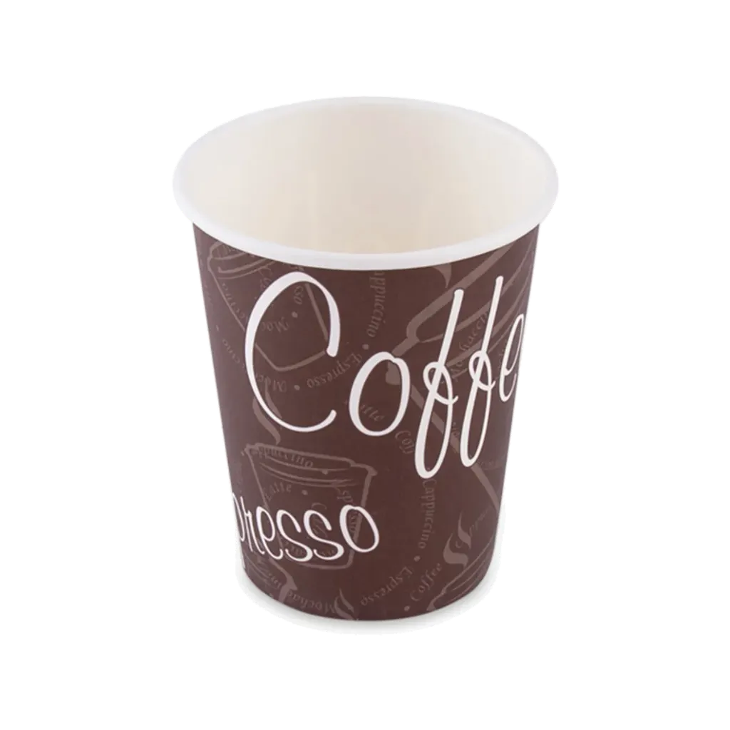 FALCON HD PAPER CUP 4X8OZ BROWN