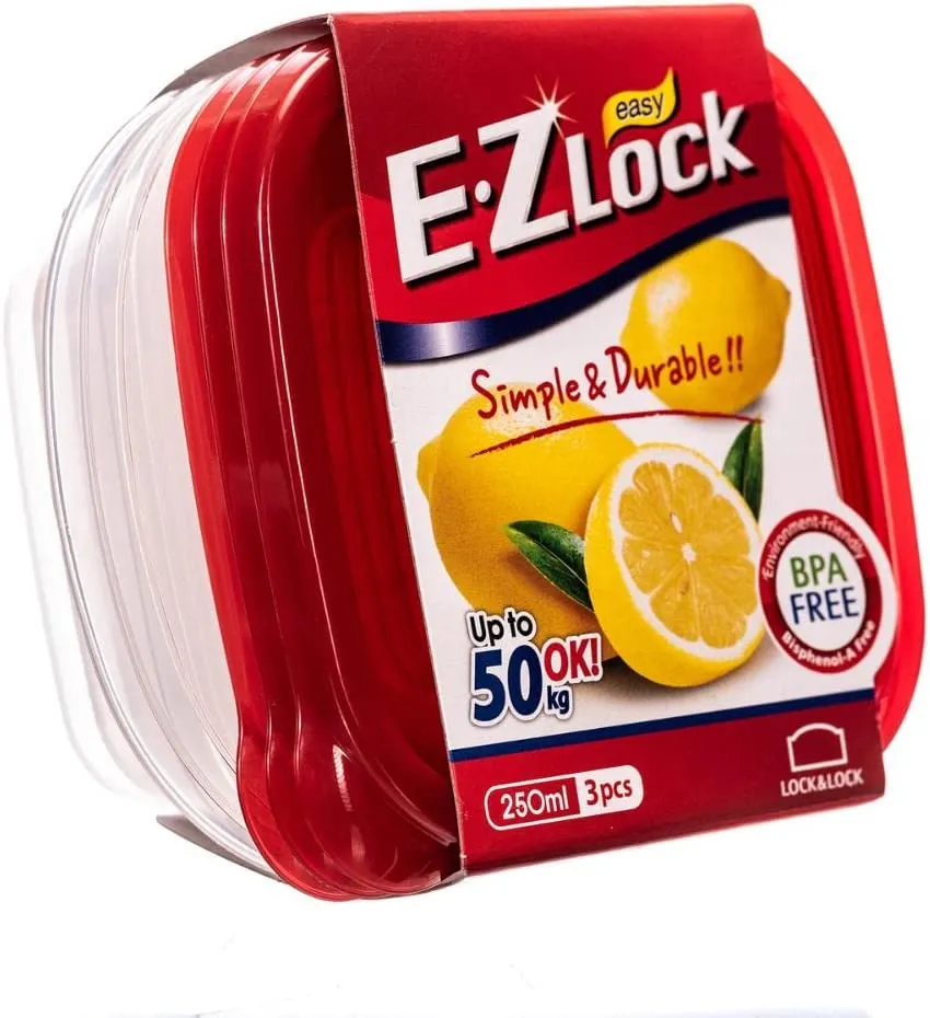 كونتر مربع سعه 250مل 3قطع