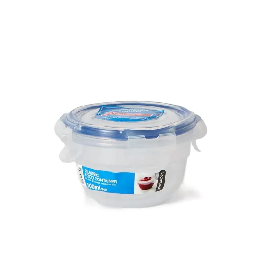L&L ROUND FOOD CONTAINER 100ML
