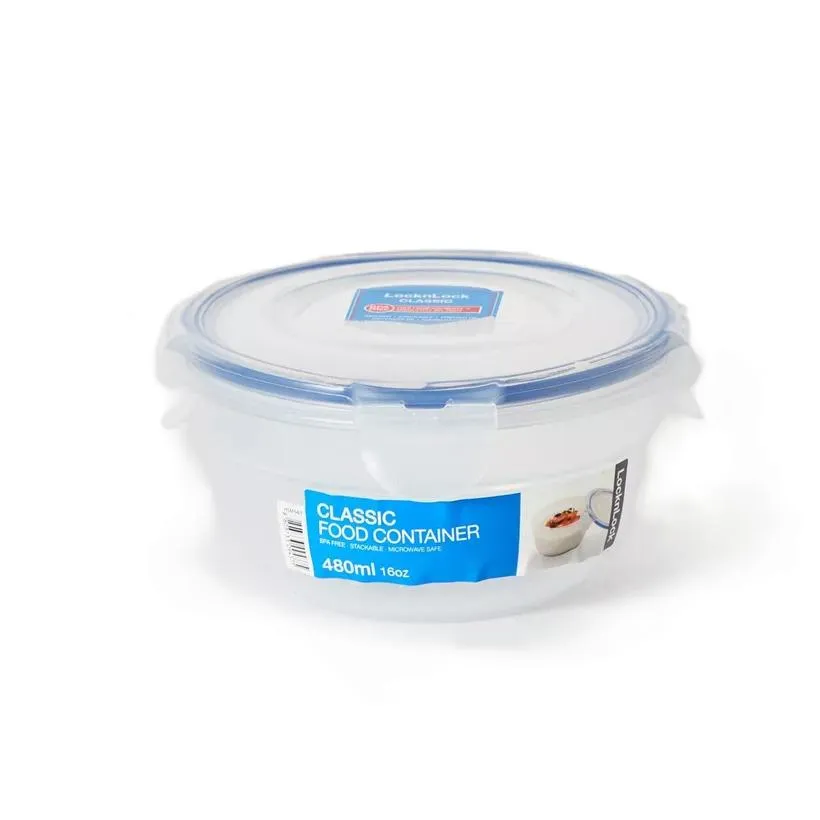 L&L ROUND FOOD CONTAINER 480 ML