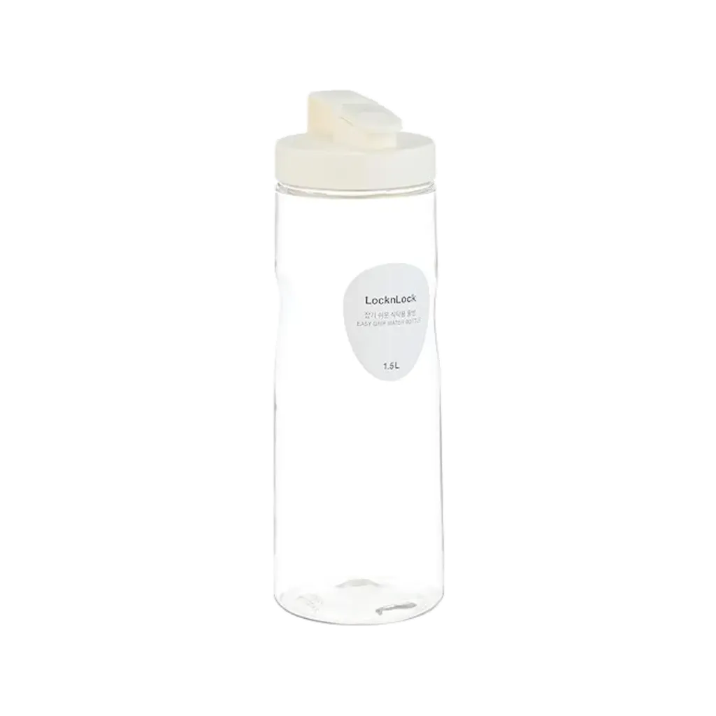 L&L EASY GRIP WATER BOTTLE WHITE 1.5L