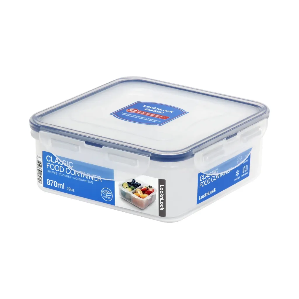 [LNL-0056 HPL823 N] L&L SQUARE FOOD CONTAINER 870ML