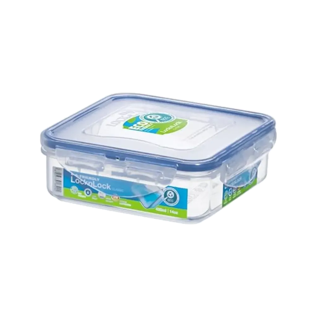 L&L SQUARE FOOD CONTAINER 430ML
