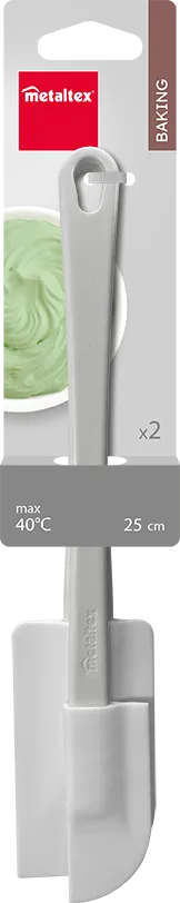 METALTEX SET OF 2-WHIPPY PASTRY SPATULAS 24CM