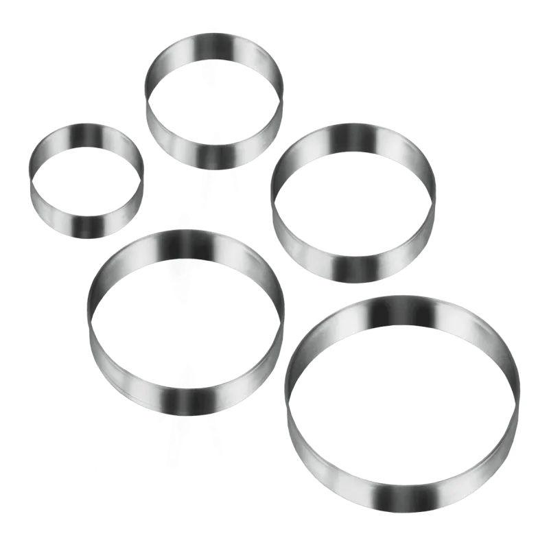 METALTEX 5 COOKIE CUTTERS CIRCLE