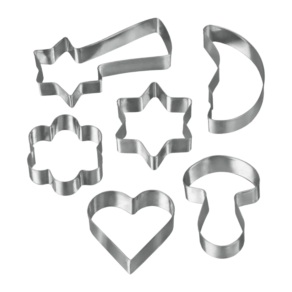 [252350-N] METALTEX 6 COOKIE CUTTERS