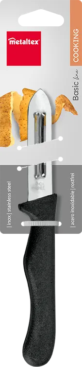 [258130-N] METALTEX BASIC VEGETABLE PEELER 17CM