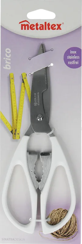 [251905-N] METALTEX BRICO MULTIPURPOSE KITCHEN SCISSORS 21CM