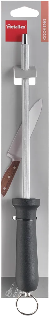 [258100-N] METALTEX BUTCHER'S STEEL KNIFE SHARPENER 31CM