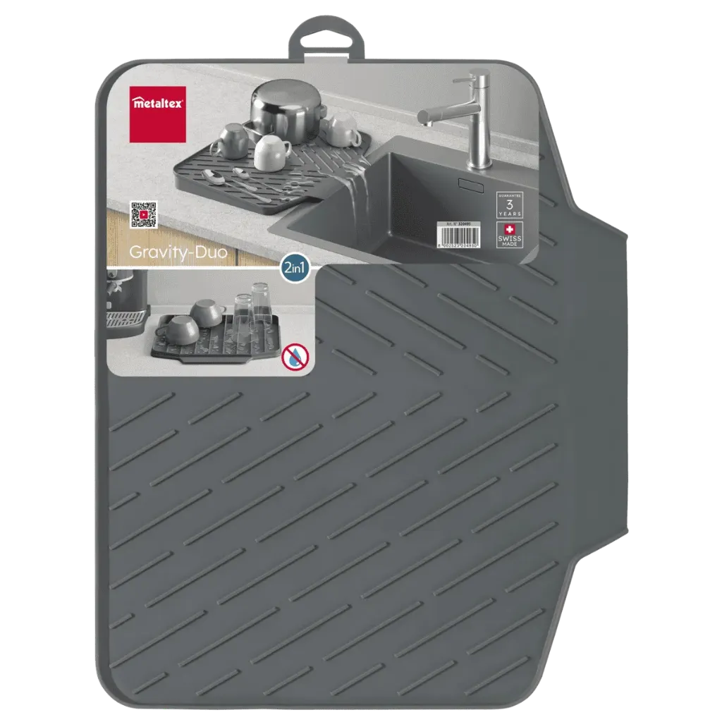 [320495-N] METALTEX 2IN1 GRAVITY DRAINING MAT