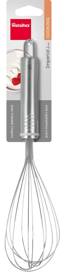 مضرب بيض بستة أسلاك، طوله 28 سم