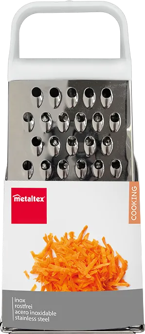[194610-N] METALTEX STAINLESS STEEL 4 SIDED GRATER 24CM