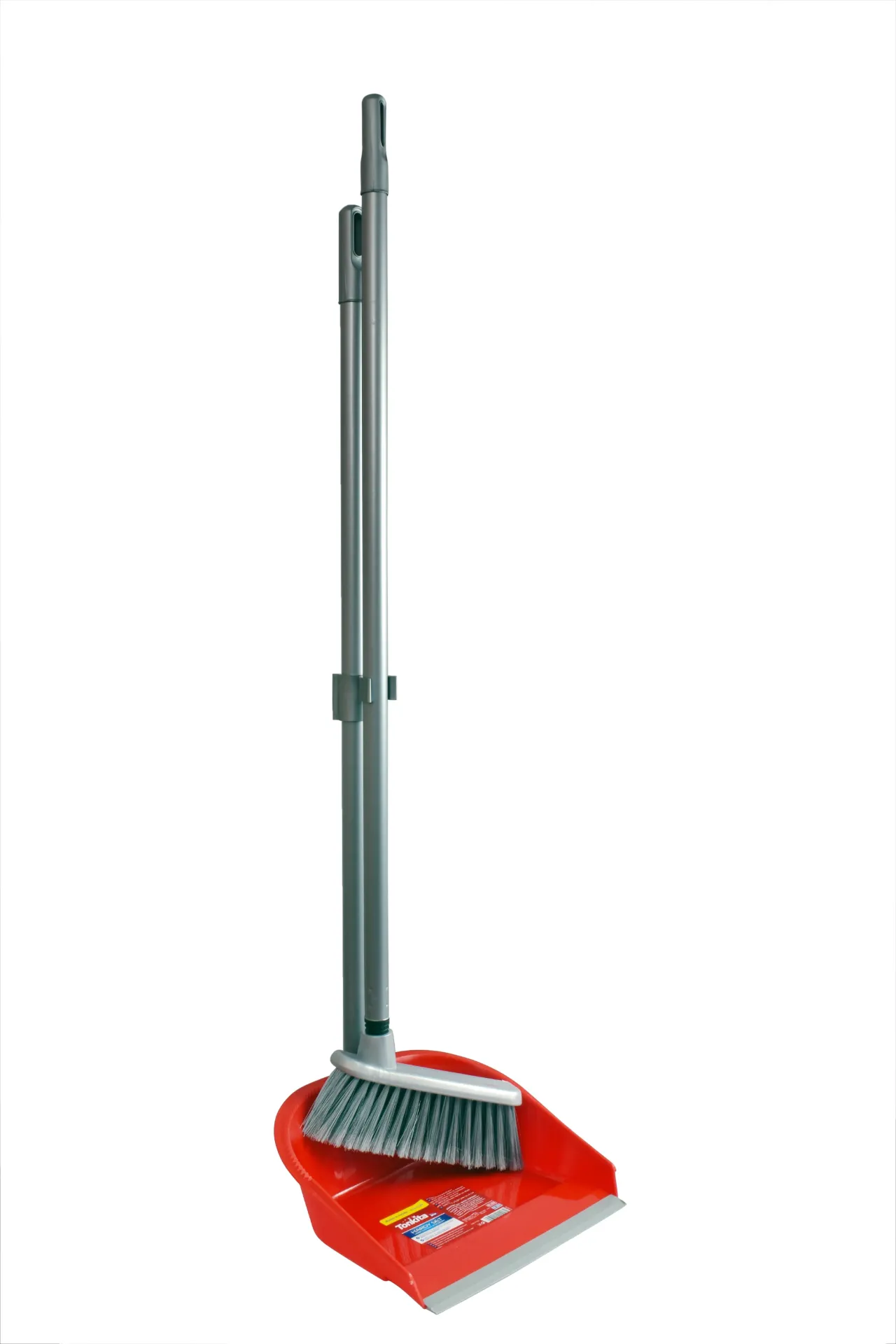 [TK217] TONKITA DUST PAN WITH METAL LONG STICK + BROOM W/ METAL HANDLE