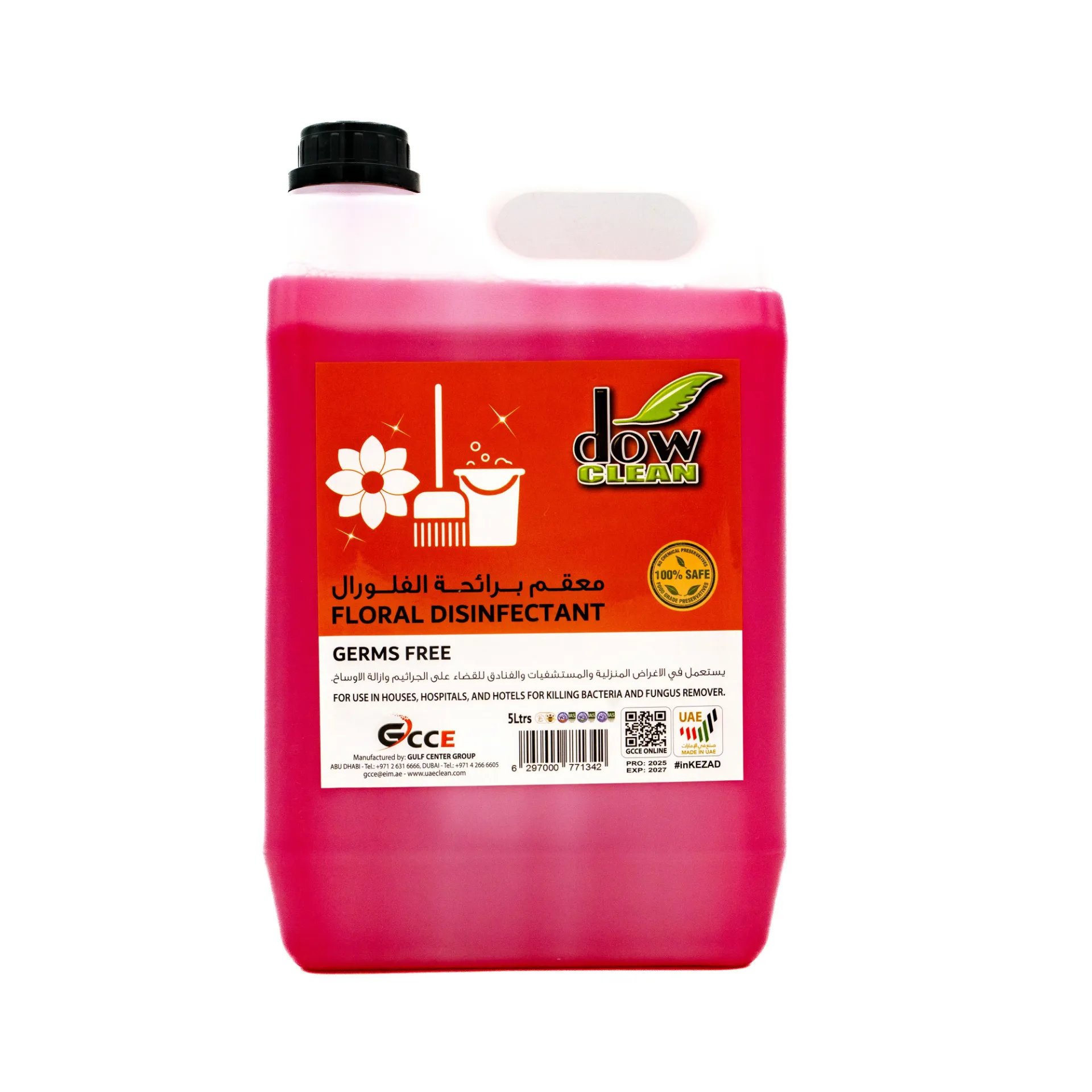 GCCE DOW CLEAN FLORAL DISINFECTANT 5L