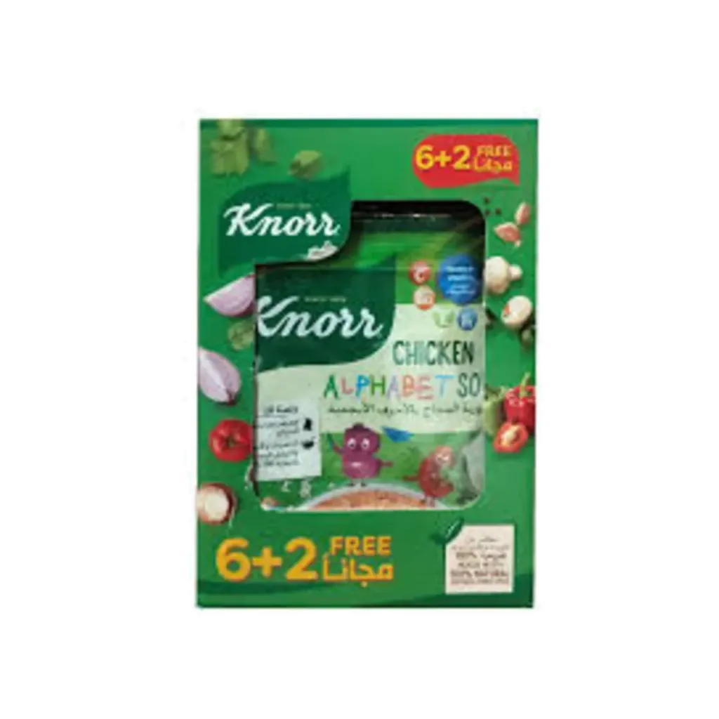 KNORR ALPHABET CHICKEN SOUP 12X50G