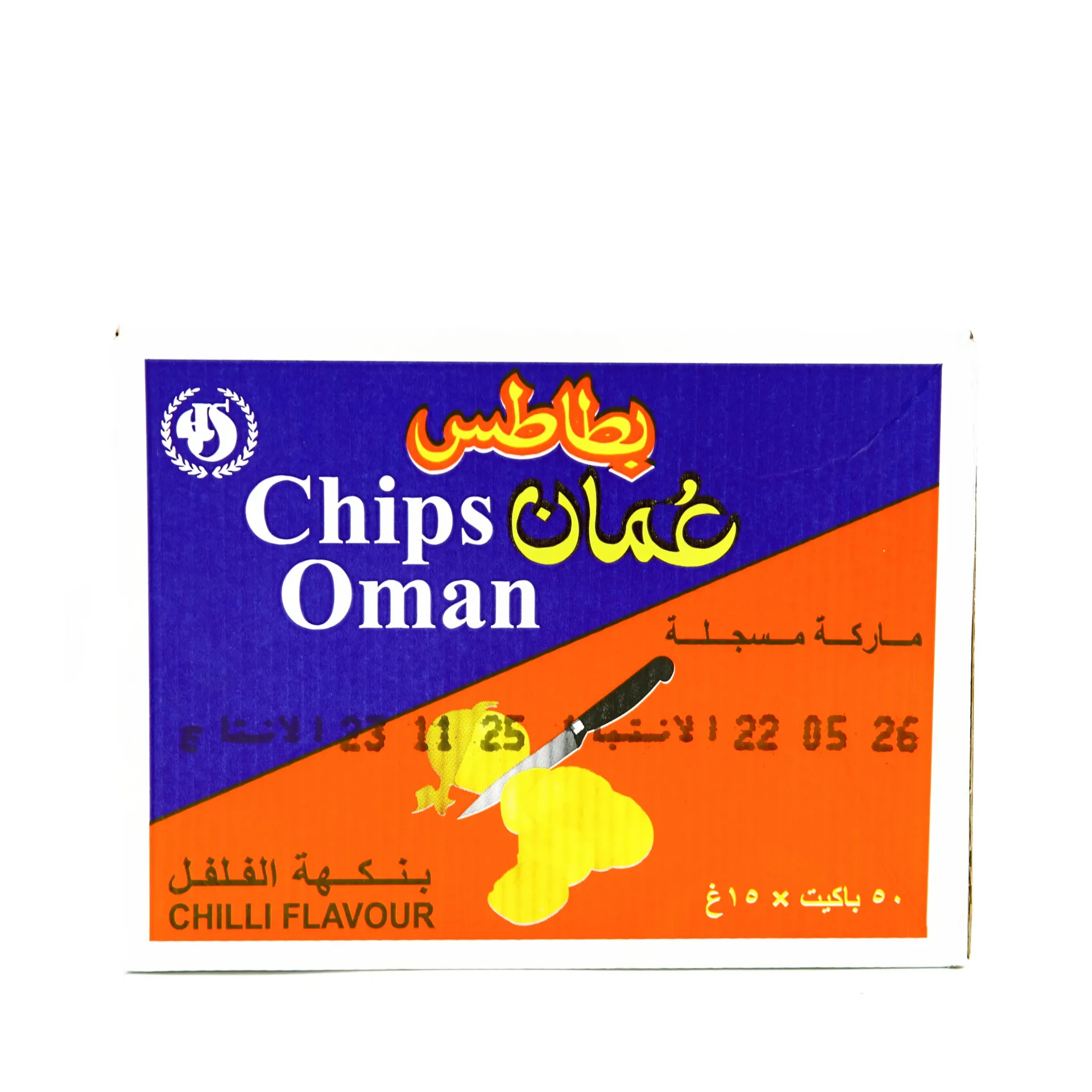 OMAN CHILI POTATO 50X15G