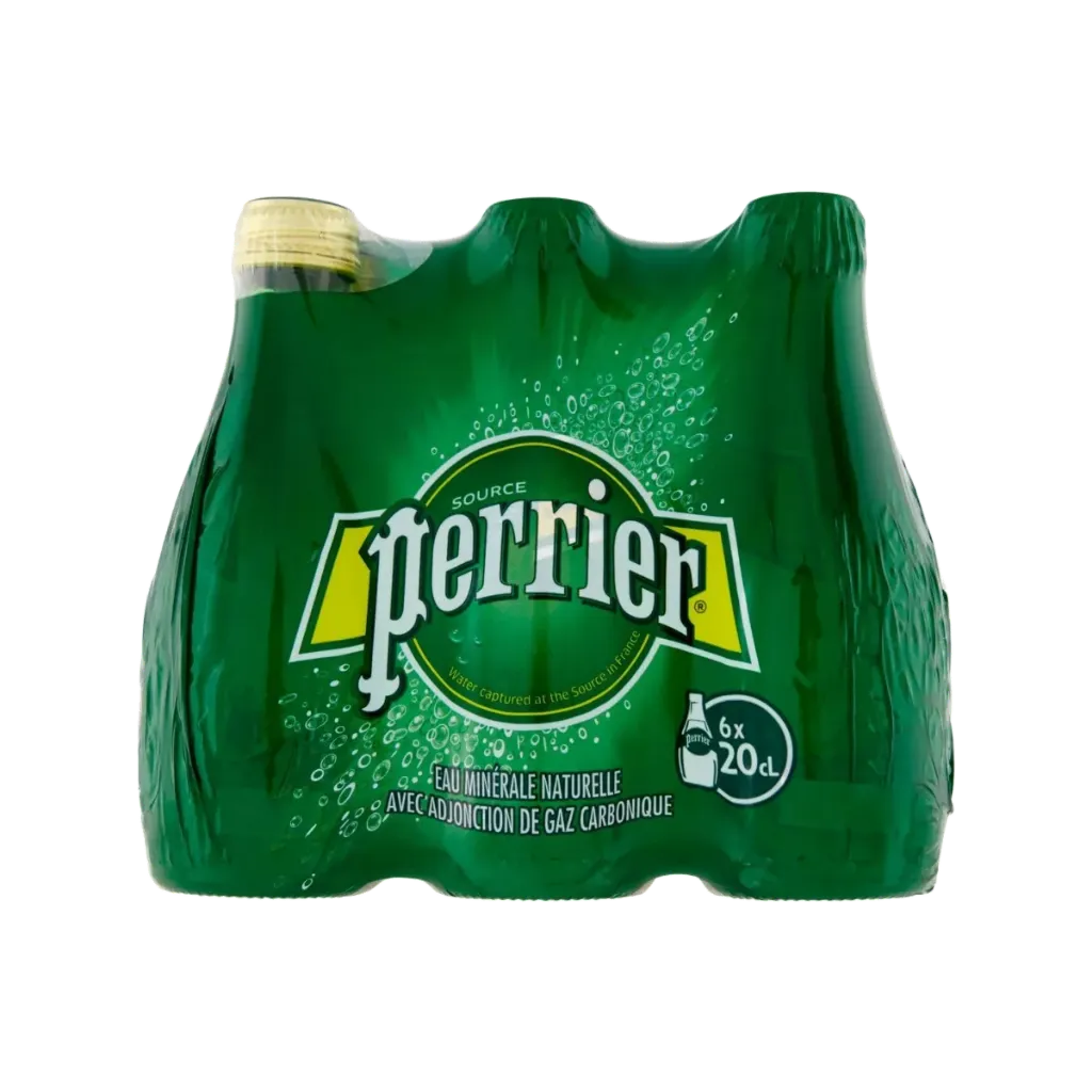 PERRIER SPARKLING WATER 6X200ML