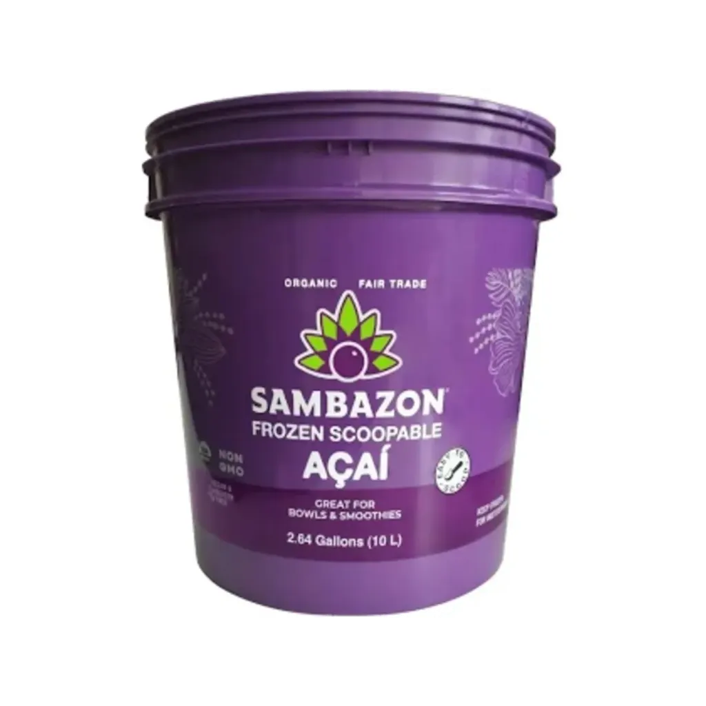 SAMBAZON ORGANIC ACAI BERRY BRAZIL 10L TUB