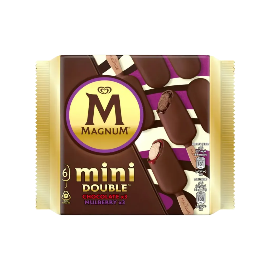 MAGNUM MINI 2X CHOCO MULLBERRY 345ML