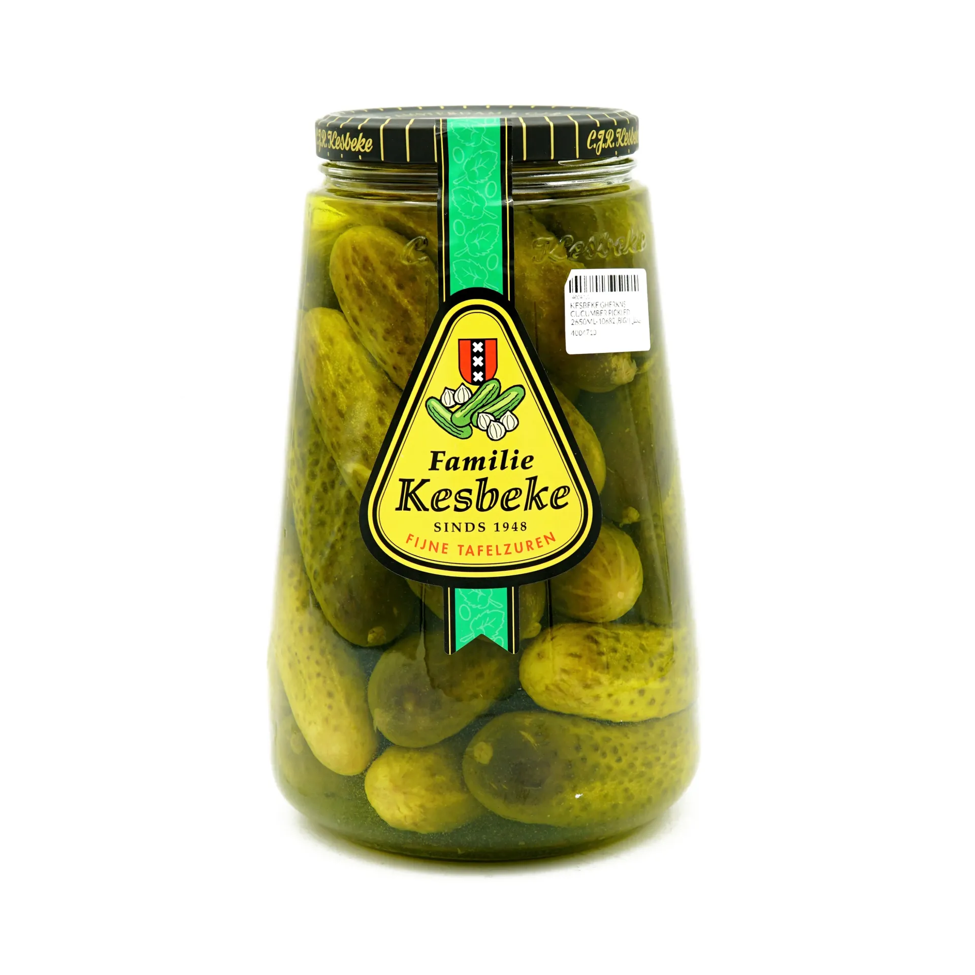 [10682] KESBEKE GHERKINS CUCUMBER PICKLED 2650ML