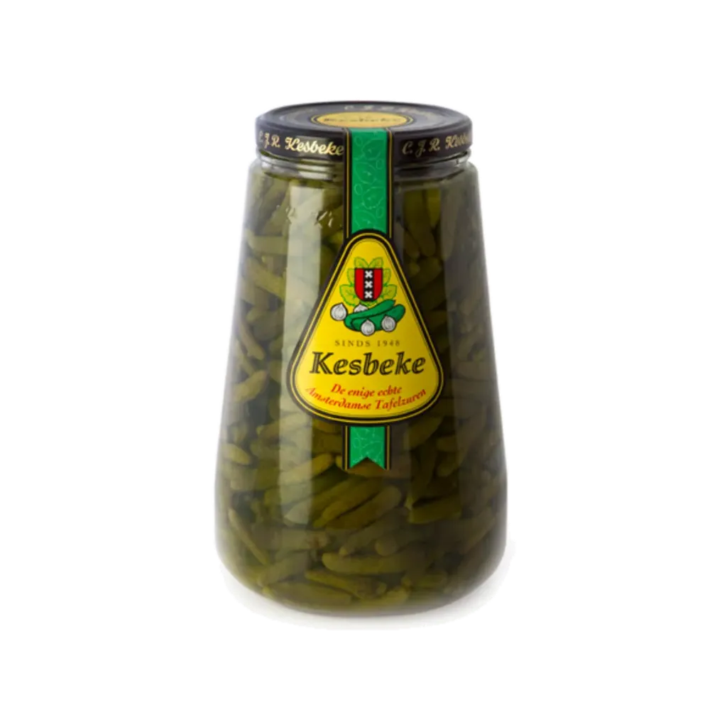 KESBEKE CORNICHONS GHERKINS COCKTAIL PICKLED 2650ML