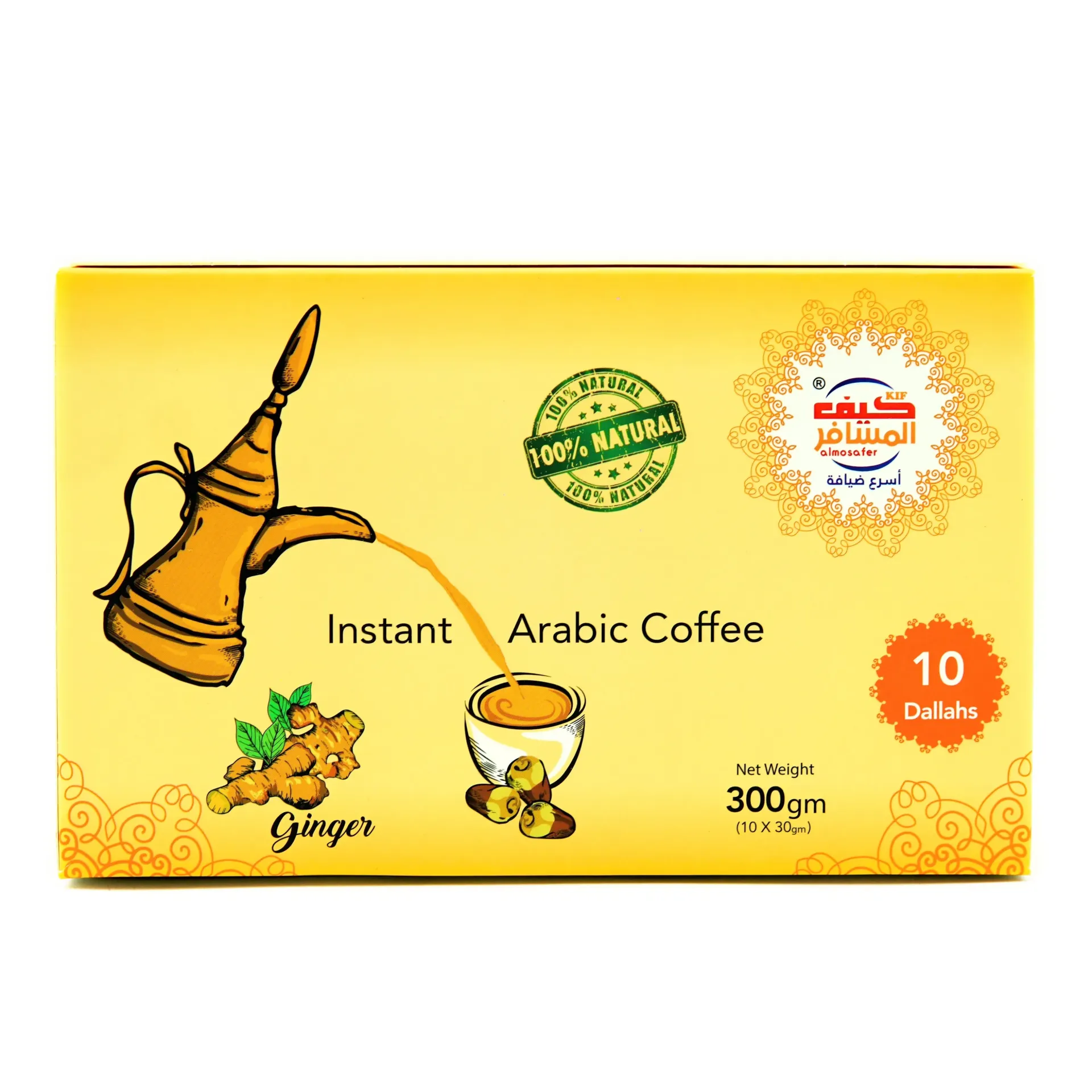 KIF ALMOSAFER ARABIC COFFEE 10X30G