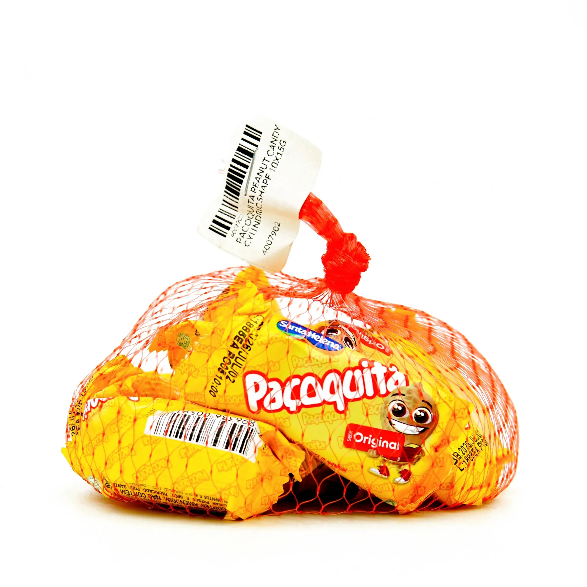 PACOQUITA PEANUT CANDY CYLINDRIC SHAPE 10X15G