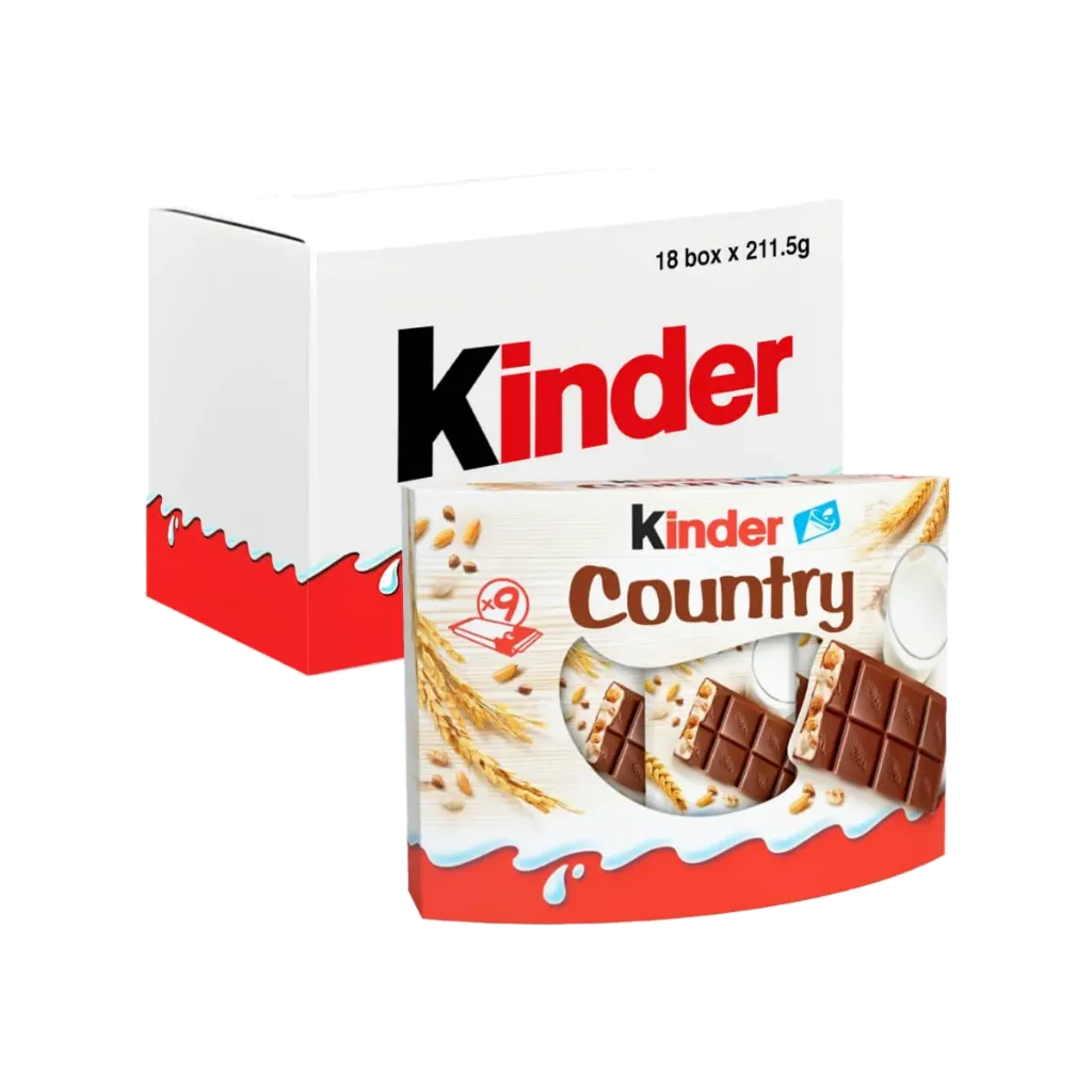 KINDER CHOCO W/ CEREALS COUNTRY 40X23.5G