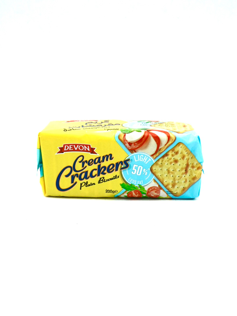DEVON CREAM CRACKERS PLAIN 200G