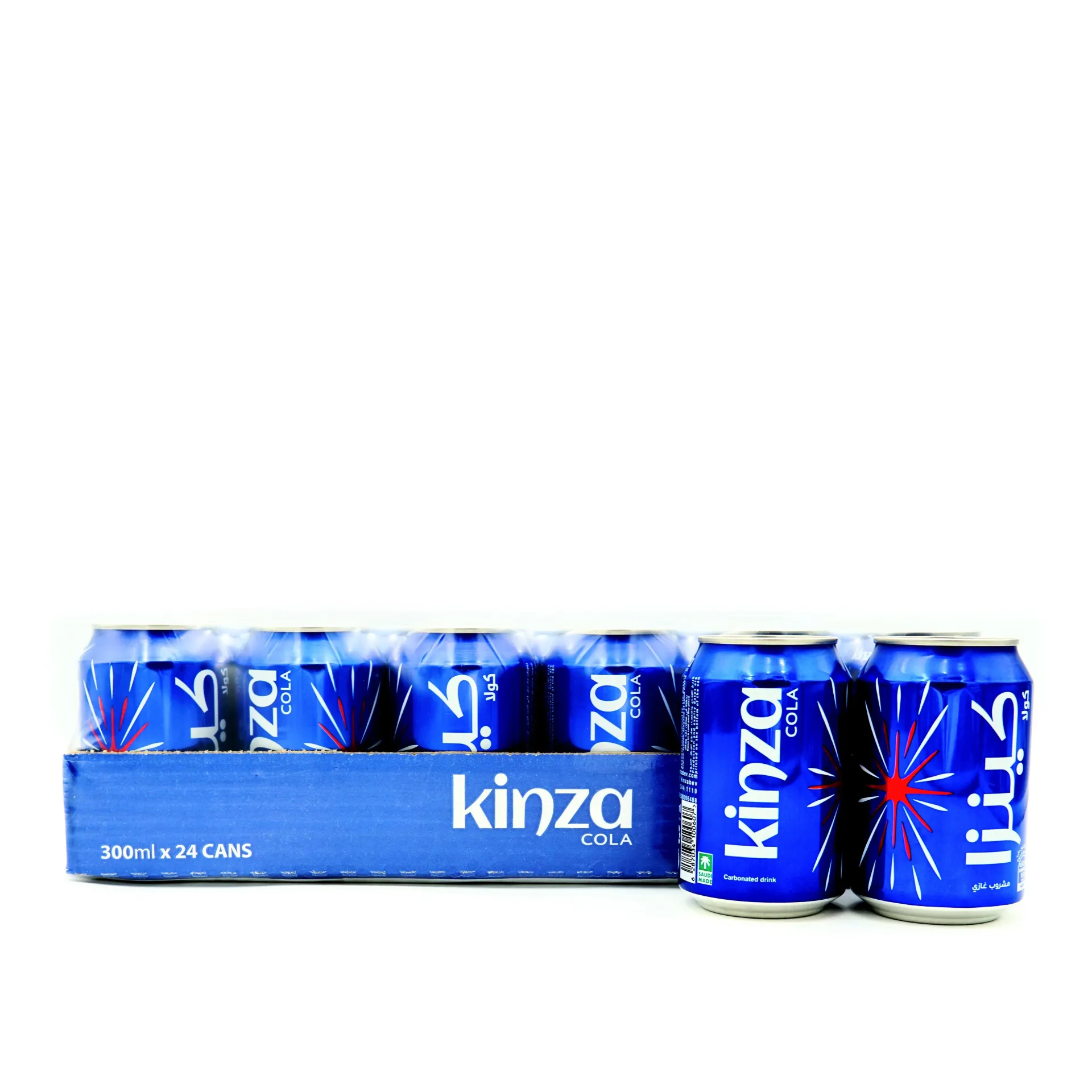 KINZA CARBONATED 24X300ML | كينزا غازية 24 × 300  مل